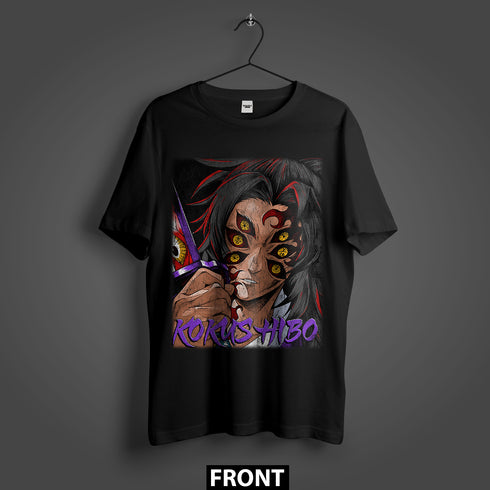 Demon Slayer Kokushibo Upper Moon 1 Premium Oversized Double-Sided T-Shirt (Unisex)